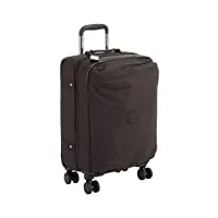 kipling spontaneous s, valise cabine à 4 roues 360° avec sangles de fermeture intégrées, 53 cm, 37.5 l, black noir