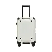olotu valise de voyage valise rigide avec cadre en aluminium, valise rigide anti-rayures, sans fermeture éclair, avec serrure tsa et roulettes. durable