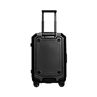 olotu valise de voyage valise rigide avec cadre en aluminium, valise rigide anti-rayures, sans fermeture éclair, avec serrure tsa et roulettes. durable