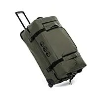sons of aloha sac de voyage à roulettes split roller kane xxl valise bagage robuste avec 2 roues 80 cm duffle sac de sport chariot et sac à roulettes 140l - femme & homme vert olive