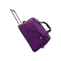 légère petite cabine rolling ladies travel bagage À roulettes travel holdall sacs sac À main trolley travel bagage fengming (color : purple, size : 50 * 25 * 32cm)