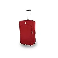 signn lot de 4 valises de voyage en tissu m/l/xl/xxl rouge rouge xxl