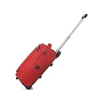 la petite cabine légère a roulé des sacs de voyage holdall bagages de voyage de handbagtrolley fengming (color : rose red, size : 45 * 22 * 32cm)