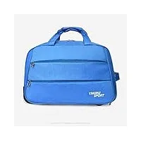 holdall trolley bag bagage à main à roulettes week-end de vacances fengming (color : blue, size : 60 * 30 * 35cm)