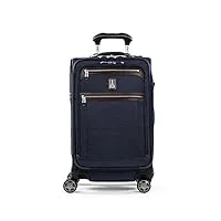 travelpro platinum elite valise extensible à roulettes pivotantes, bleu marine véritable, carry-on 21-inch, platinum elite valise extensible à roulettes pivotantes
