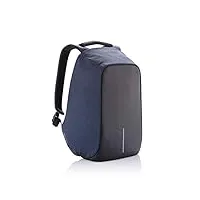 xd design bobby sac à dos antivol pour ordinateur portable avec port usb bleu marine