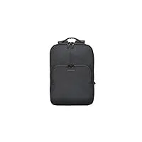 tucano salvo eco sac à dos confortable pour ordinateur portable jusqu'à 15,6" sac à dos d'affaires en plastique recyclé noir