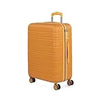 jaslen - valise moyenne, valises rigides, valise rigide, valise semaine pour tout voyage, valise soute de luxe 171260, moutarde irisée