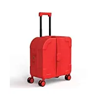 yliansong valise de voyage 21 pouces bagages valise trolley voyage valise 4 couleurs disponibles bagages cabine (couleur : rouge, taille : 43×20×50cm)