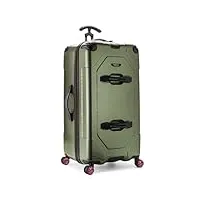 traveler's choice maxporter valise rigide à roulettes pivotantes 76,2 cm, vert foncé, 30" trunk luggage, maxporter ii valise rigide en polycarbonate avec roulettes pivotantes
