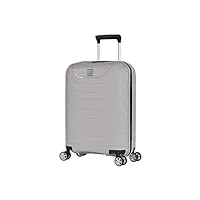 probeetle by eminent valise cabine voyager xxi 55 cm 38 l bagage à main léger très résistant 4 roues doubles serrure tsa poignée télescopique réglable gris
