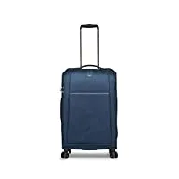 stratic unbeatable 4.0 valise à roulettes souple avec serrure tsa imperméable extensible, bleu marine (bleu) - 3-1025-65-navy