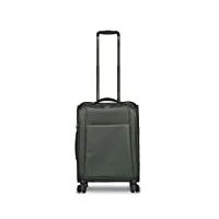 stratic unbeatable 4.0 valise à roulettes souple avec serrure tsa imperméable extensible, kaki (marron) - 3-1025-55-khaki