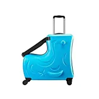 oyhn valise enfant à roulette à chevaucher et bagage cabine valise assise pour enfants à roulettes bagages enfant,a,24 inches