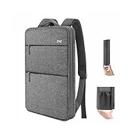 zinz mince et extensible 15 15.6 16 pouces sacs à dos pour ordinateur portable pour ordinateur imperméable sac pour École/voyage/femmes/hommes,d01g01