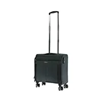 alpini malette à roulettes pour ordinateur 16" b-one- valise cabine business pilot case pc porte document, mallette ordinateur 22" (40 cm), (noir/black,) 42x20x45cm
