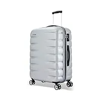 probeetle by eminent valise voyager vii 68cm 71l (2ème génération) valise moyenne très légère surface anti-rayures 4 roues silencieuses serrure tsa argent