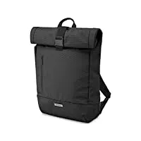 moleskine - sac metro vertical pour appareil, sac pour ordinateur portable, ipad et tablette jusqu'à 15'', sac à dos imperméable, format 31 x 42 x 10 cm, noir