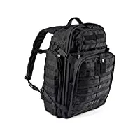 5.11 tactical backpack – rush 72 2.0 – military molle pack, ccw and laptop compartment, 55 liter, large, style 56565 – black