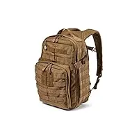 5.11 tactical backpack – rush 12 2.0 – military molle pack, ccw and laptop compartment, 24 liter, small, style 56561 – kangaroo