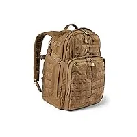 5.11 tactical backpack – rush 24 2.0 – military molle pack, ccw and laptop compartment, 37 liter, medium, style 56563 – kangaroo