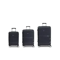 gabol c-m-l lot de 3 valises unisexe pour adulte bleu taille unique
