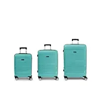 gabol set 3 maletas c-m-l valise mixte, turquoise, cml
