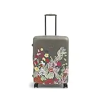 vera bradley valise rigide à roulettes pour femme, hope blooms, 26" check in, valise à roulettes rigide
