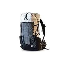 cadre ultraléger yue 45 + 10l randonnée en plein air camping sac à dos trekking voyage léger xpac white l