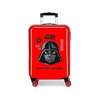 star wars darth vader valise de cabine rouge 38 x 55 x 20 cm rigide abs fermeture à combinaison latérale 34 l 2 kg 4 roues doubles bagage à main