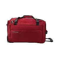 metzelder sac de voyage trolley à roulettes runner valise souple tendance garantie 1 an m (taille moyenne (soute)_63x32x34cm_63l_2,5kg, rouge (red))