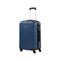 itaca - valise moyenne, valises rigides, valise rigide, valise semaine pour tout voyage, valise soute de luxe 771160, bleu jeans