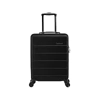cabin max anode 55x40x20 cm valise à main légère avec coque rigide - 4 roues, serrure à combinaison, noir 40l