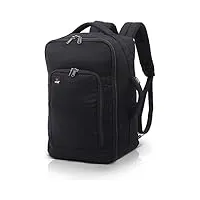 5 cities ryanair 40 x 20 x 25 cm bagage de cabine à main approuvé sac à dos de voyage sac à dos sac à bandoulière sac à dos léger, noir, sac fourre-tout de voyage