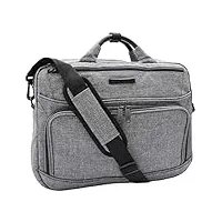 a1 fashion goods sacoche décontractée pour ordinateur portable en polyester doux couleur jean noir bleu gris valise, gris, medium: lx42 x h31 x w6 cm