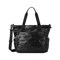 hedgren puffer, sac marin femme, noir, taille unique