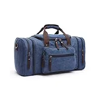 xixidian grande capacité hommes main bagage voyage sacs duffle sacs toile sacs de voyage sacs à bandoulière week-end sac de nuit (color : c, size : 53 * 30 * 25cm)