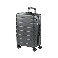 jaslen - valise moyenne, valises rigides, valise rigide, valise semaine pour tout voyage, valise soute de luxe 171360, gris foncé