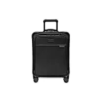 briggs & riley valise extensible à 4 roues, noir, carry-on 53.3cm, valise à main mondiale