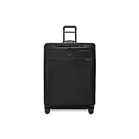 briggs & riley valise extensible à 4 roues pivotantes, noir, x large 78.7cm, xl carreaux