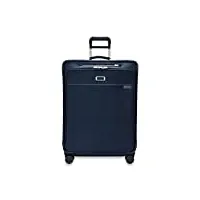 briggs & riley valise extensible à 4 roues, bleu marine, large 73.7cm, l