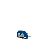 samsonite happy sammies eco - trousse de toilette, 23 cm, 2.5 l, bleu (penguin peter)