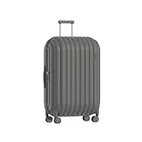 artrips valise rigide légère avec roues pivotantes et ensemble de valises tsa lock, gris, 0