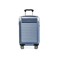 travelpro platinum elite valise rigide extensible à roulettes pivotantes avec serrure tsa en polycarbonate, bleu ciel foncé, carry-on 21-inch, platinum elite valise rigide extensible à roulettes