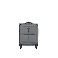 ochnik petite valise | valise souple | matériau : nylon | couleur : gris| taille : s | dimensions : 54×40×19 cm | capacité : 39l | haute qualité