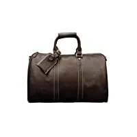 ardema bagages de voyage grands duffels sacs de week-end pendant la nuit sacs à main (color : brown)
