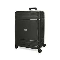 movom dimension valise grande noir 54 x 75 x 32 cm rigide polypropylène fermeture tsa 78l 5,2 kg 4 roues doubles, noir , grande valise