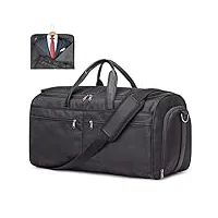 s-zone sac à vêtements de voyage convertible unisexe bagage à main pour hommes femmes - 2 en 1 valise suspendue sac de costume d'affaires