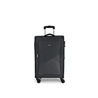valise moyenne extensible lisbonne souple avec capacité de 78 l, gris, valises et trolleys