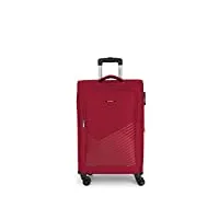 valise moyenne extensible lisbonne souple avec capacité de 78 l, rouge, valises et trolleys